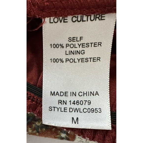 Love Culture Womens Romper Multicolor Crochet Trim V Neck Bell Sleeve Sz M EUC - Picture 6 of 8